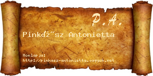 Pinkász Antonietta névjegykártya